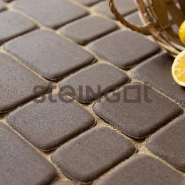 Тротуарная плитка Классика Темно-коричневая (верхний прокрас)