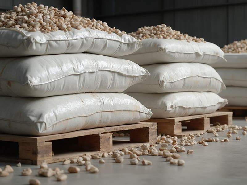 5 правил идеального хранения гальки в мешках